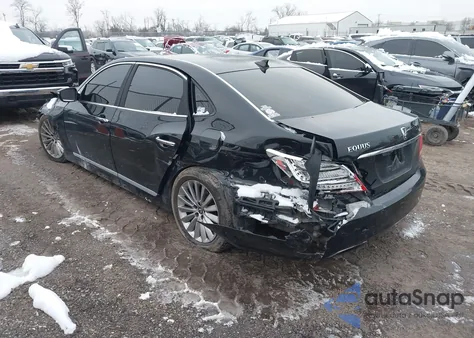 2014 Hyundai Equus Signature z USA, uszkodzony, nr VIN KMHGH4JH8EU087189